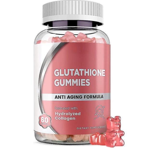 Naturalny L-glutation Rozjaśniający skórę Glutation Zredukowane wybielanie skóry Kolagen Gummies 1pcs on Productcaster.