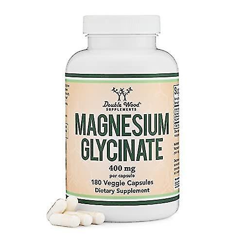 Double wood supplements magnesium glycinate 400mg 180 capsules on Productcaster.