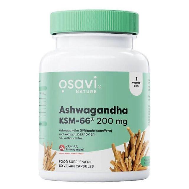 Osavi Ashwagandha KSM-66 200mg Capsules 60 on Productcaster.