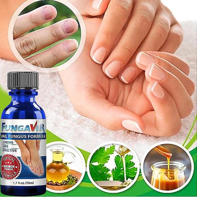 Qian 2022 Best Nail Repair Stop Fungal Growth Effective Fingernail & Toenail Health Care Solution Fix & Renew Damaged Cracked & Dis 20ml on Productcaster.