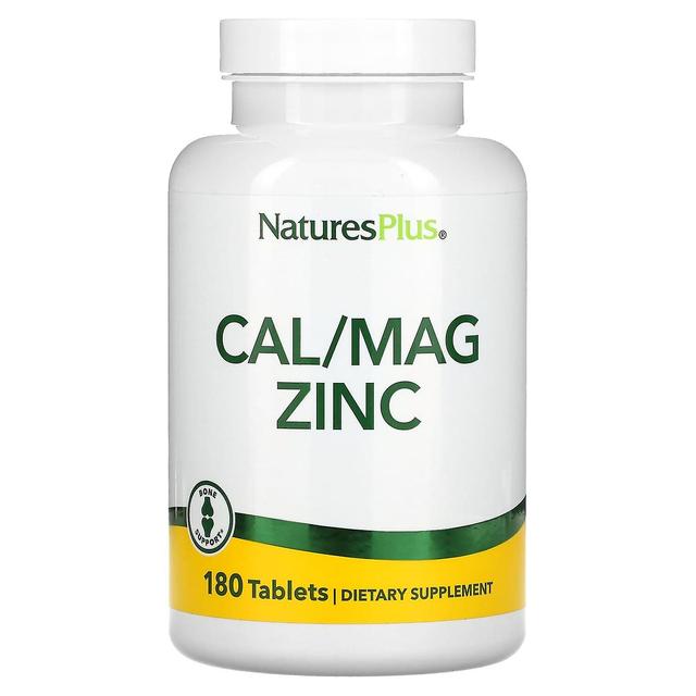 Nature's Plus NaturesPlus, Cal/Mag Zinco, 180 Compresse on Productcaster.