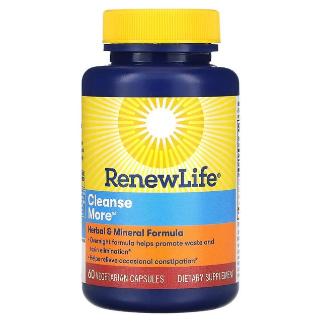 Renew Life Rinnova la vita, purifica di più, 60 capsule vegetariane on Productcaster.