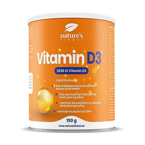 Natures Finest Vitamin D3 2000 IU powder 150 g of powder (Lemon) on Productcaster.