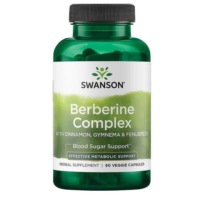 Swanson Berberine Complex with Cinnamon, Gymnema & Fenugreek 90 Vegetarian Capsules on Productcaster.