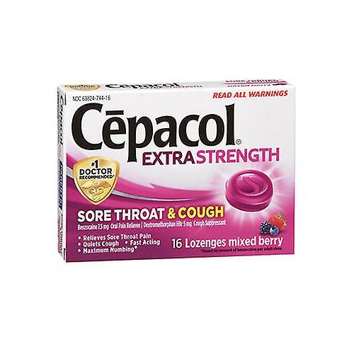 Airborne Cepacol Maximum Numbing Sore Throat, Mixed Berry 16 each (Pack of 1) on Productcaster.