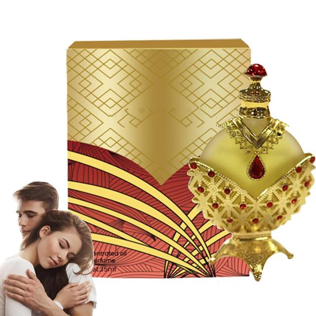 Perfume Oil 12ml Dubai Gold Concentrated, Long Lasting And Addictive Personal Perfume Oil Fragrance Romantic Pheromone Attract Men on Productcaster.