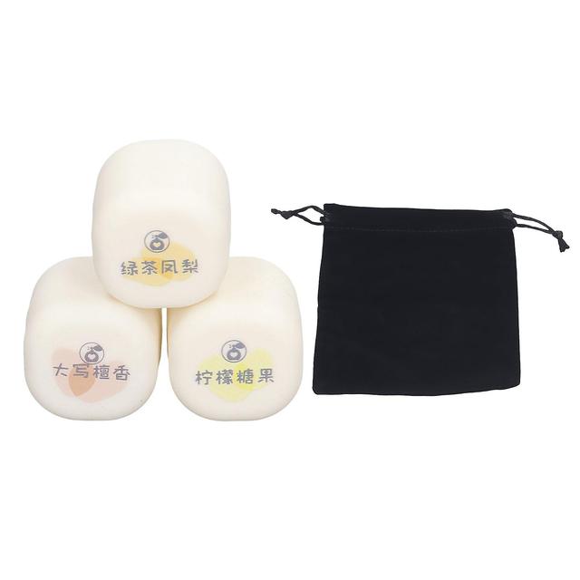 3pcs Portable Solid Perfume Green Tea Lemon Sandalwood Lasting Light Fragrance Perfume on Productcaster.