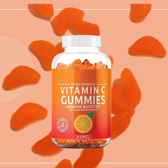 Organický vitamín C gummies Vitamín C Gummies Zinok Imunitná podpora Booster doplnok pre dospelých Deti on Productcaster.