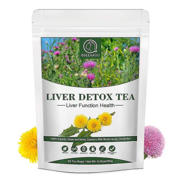 Maito ohdake detox-tee suojaa maksaa parantaa keuhkojen toimintaa estää rasvamaksa hoitaa pahanhajuista hengitystä ja kurkkukipua 20 päivää on Productcaster.