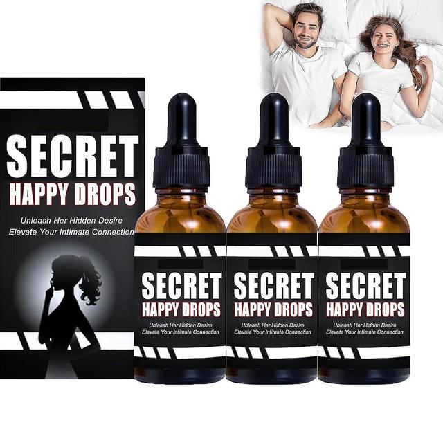 Secret Happy Drops ústne kvapky Pleasurepeak, kvapky hormónov starostlivosti o telo, zvýšenie citlivosti a potešenia, zvýšenie intimity -30ml 3ks -... on Productcaster.