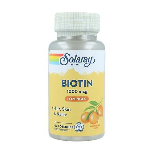 Solaray Biotin 100 Sublingual pills of 1000μg on Productcaster.