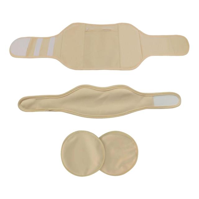 Comfortable Soft Castor Oil Pack Kit For Liver Detox Reusable Adjustable Straps on Productcaster.