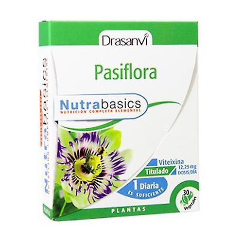 Drasanvi Nutrabasics Passionflower 30 capsules of 491mg on Productcaster.