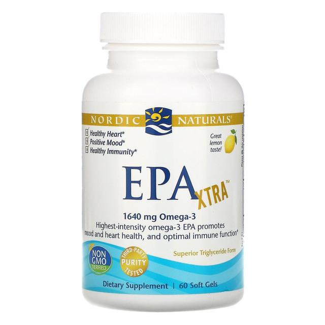 Nordic Naturals, EPA Xtra, Limão, 1000 mg, 60 géis moles on Productcaster.