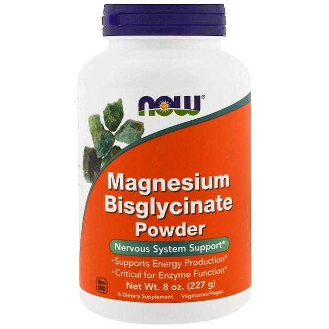 NOW Foods Nu Foods, Magnesium Bisglycinate Pulver, 8 oz (227 g) on Productcaster.