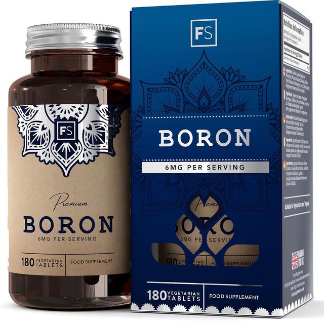 Focus Supplements Boron (3mg) 180 Tablets 3 Bottles (540 Tablets) on Productcaster.