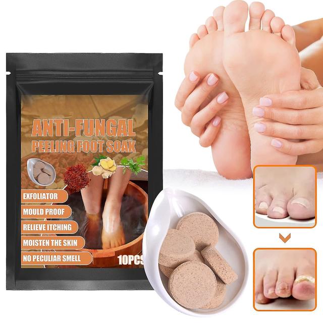 Ginger Foot Soak, 20pcs Ginger Foot Bath voor lymfedrainage, Kurkuma Lymfatische Detox Foot Soak on Productcaster.