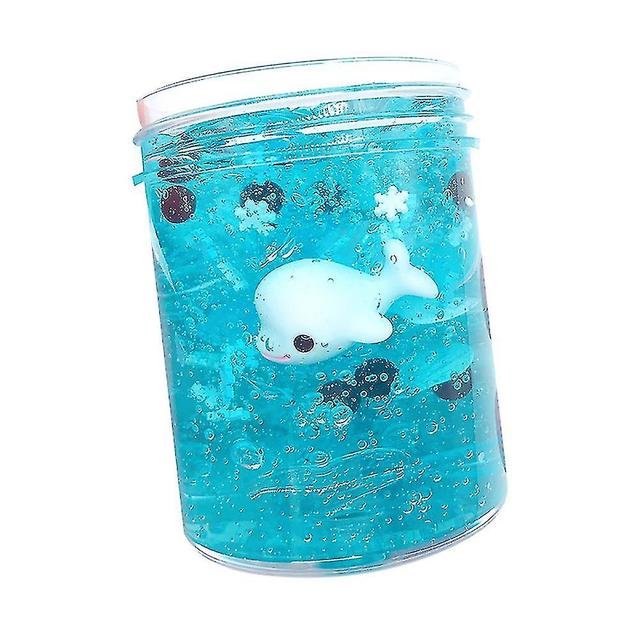 unbrand Bleu 60/120ml Ocean Dolphin Mud Clay Stress Relief Kids Toy 60ML on Productcaster.