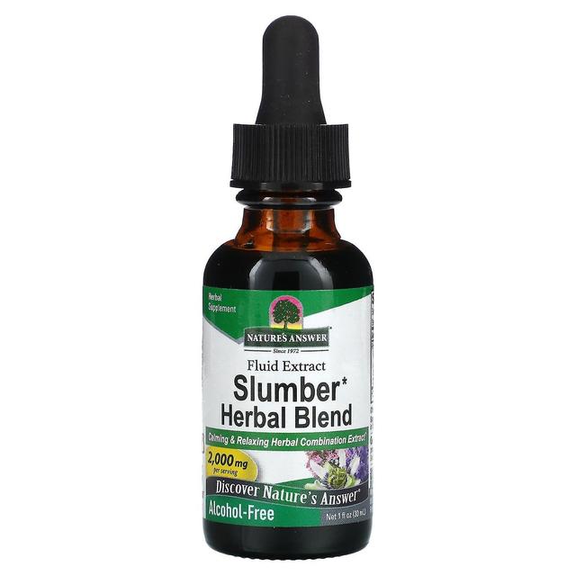 Nature's Answer, Slumber Herbal Blend, Alcohol-Free, 2,000 mg, 1 fl oz (30 ml) on Productcaster.