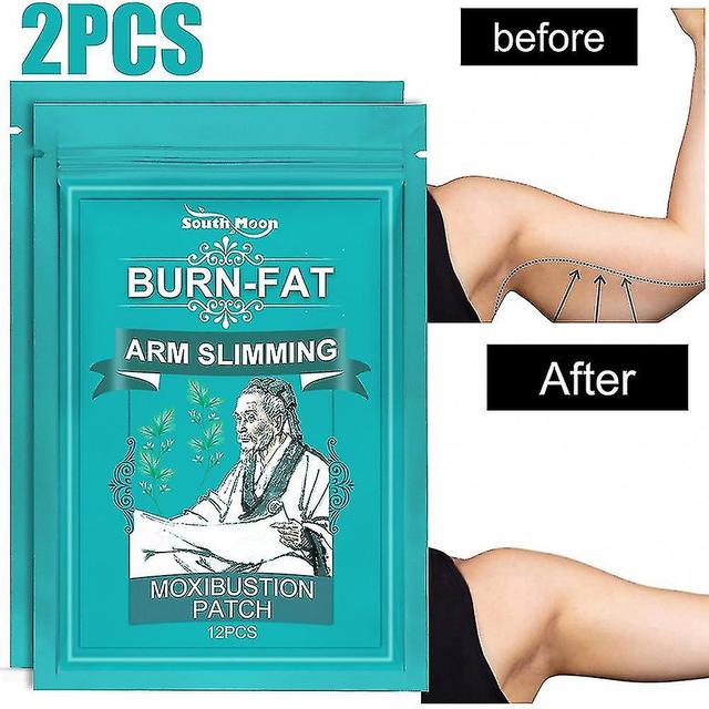 Sipin 12pcs/pack Burn-fat Arm Slimming Moxibustion Patch 2 Pack on Productcaster.