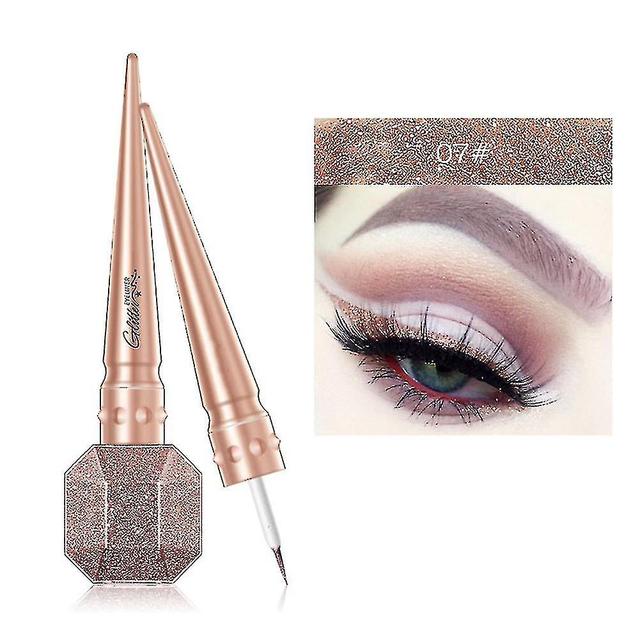 Szmtcv Colorful Glitter Eyeliner Long Lasting Smudge-proof Eye Liner Highlight Brighten Liquid Eye Liner 07 on Productcaster.