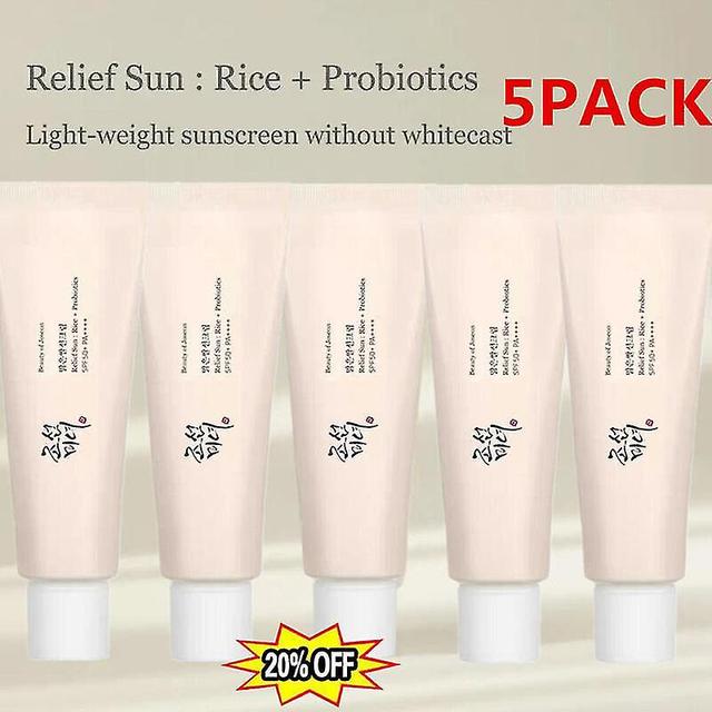 5pcs Relief Sun Rice + Probiotics Spf50+ Pa++++ on Productcaster.