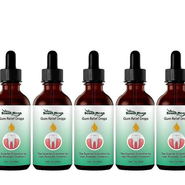 Beitong 5pcs Gum Regrowth Drops, Natural Gum Restore Liquid Mouthwash, Gum Therapy Gel Receding Gum Repair Treatment New on Productcaster.