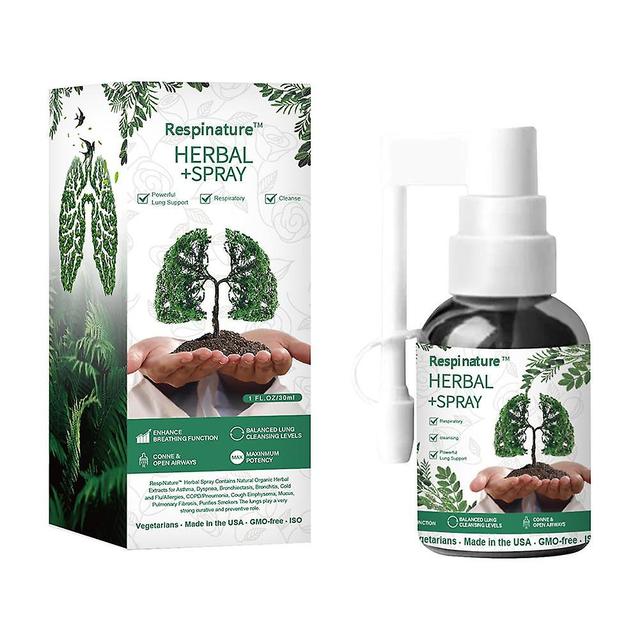 Herbal Lung Cleanse & Repair Nasenspray, nebelstarke Lungenunterstützung 30ml Wie gezeigt on Productcaster.