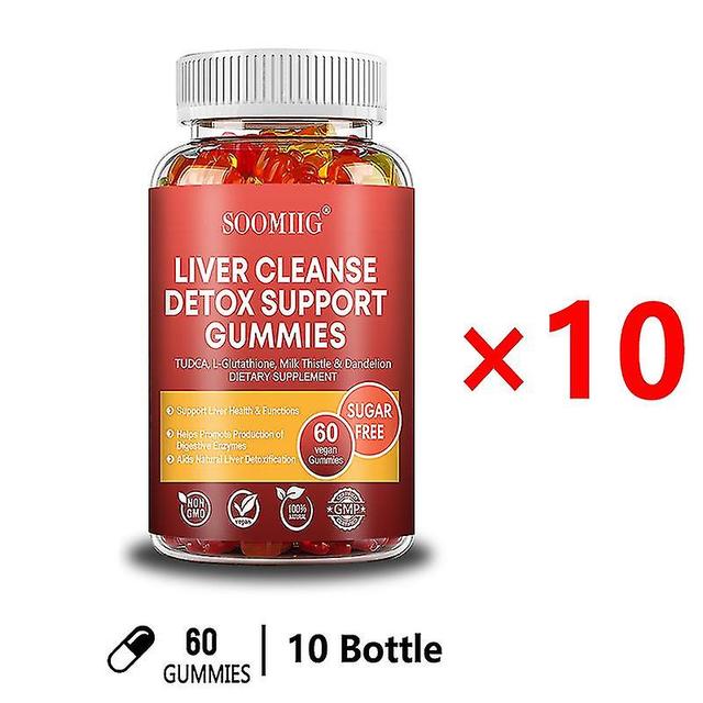 Vorallme Liver Cleanse Detox & Repair Formula - Herbal Liver Gummies For Liver Health -silymarin Milk Thistle Liver Detox Gummies 10 bottle on Productcaster.