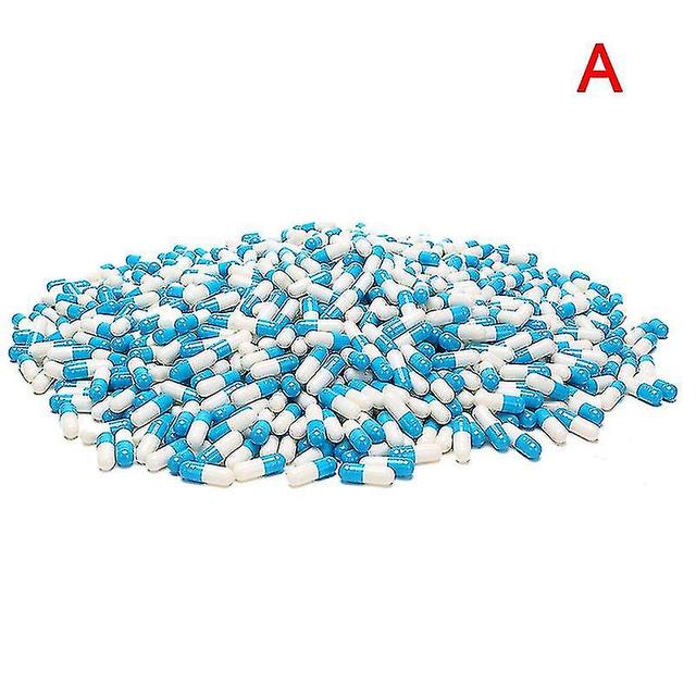 Lynxy 1000pcs Empty Hard Vacant Gelatin Capsule Size 00# Gel For Medicine Storage A on Productcaster.