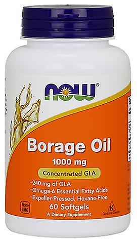 NOW Foods Nå mat Borage olje 1000 mg 60 Softgels on Productcaster.