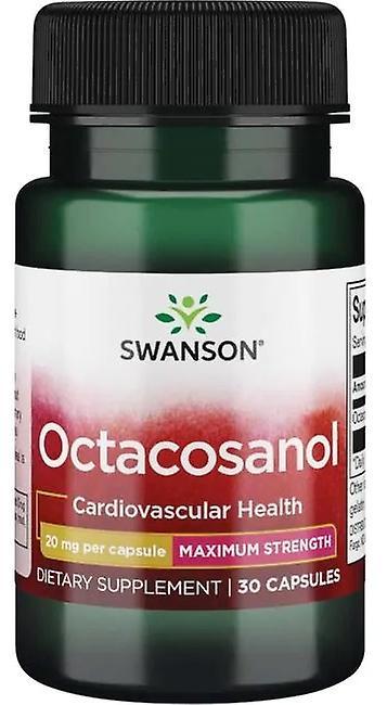 Swanson Octacosano maximale sterkte 20 mg 30 Capsules on Productcaster.