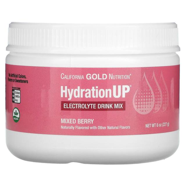 California Gold Nutrition Californien Gold Nutrition, HydrationUP, Elektrolytdrik Mix, Blandet bær, 8 oz (227 g) on Productcaster.