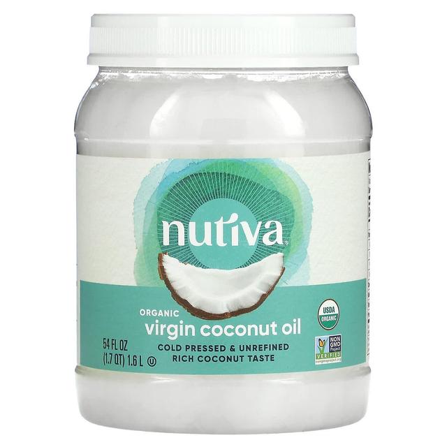 Nutiva, Organic Virgin Coconut Oil, 54 fl oz (1.6 l) on Productcaster.