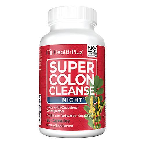 Health Plus Super Colon Cleanse Night, 60 Caps (Pack of 6) on Productcaster.