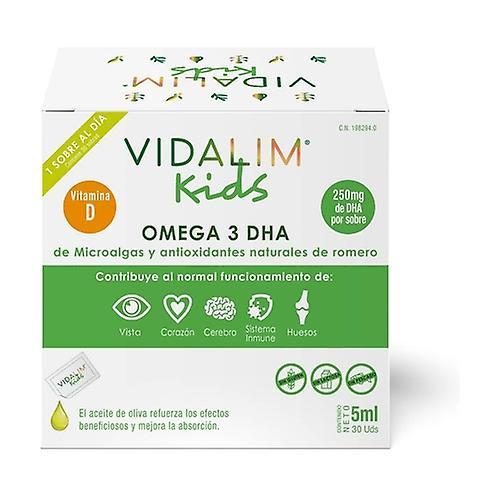 Vidalim Omega 3 DHA from microalgae and vitamin D Kids 30 packets on Productcaster.