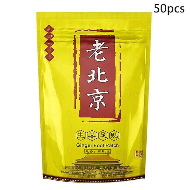 10/50pcs Ginger Wormwood Foot Patch Anti-swelling Detox Relief Stress Pain Pads D on Productcaster.