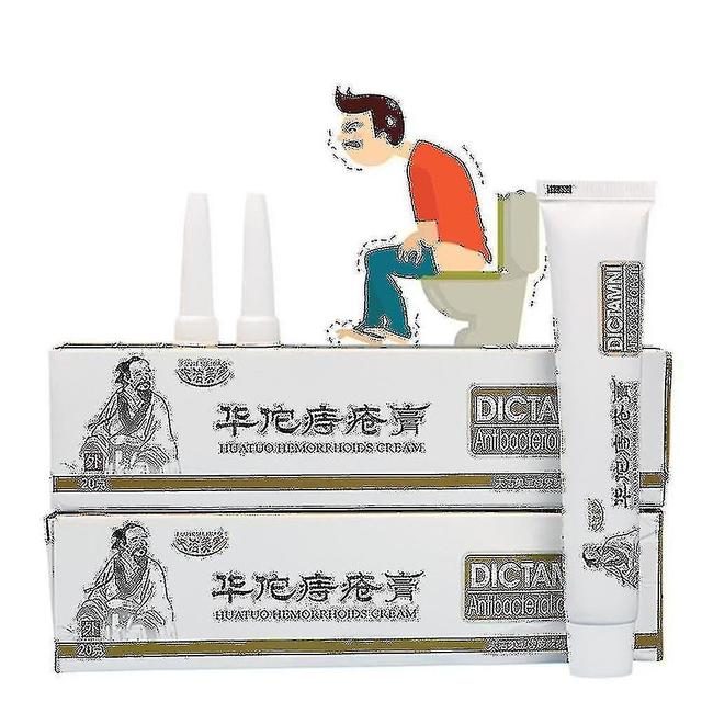 2pcs Dictamni - Crème chinoise d’hémorroïdes à base de plantes on Productcaster.