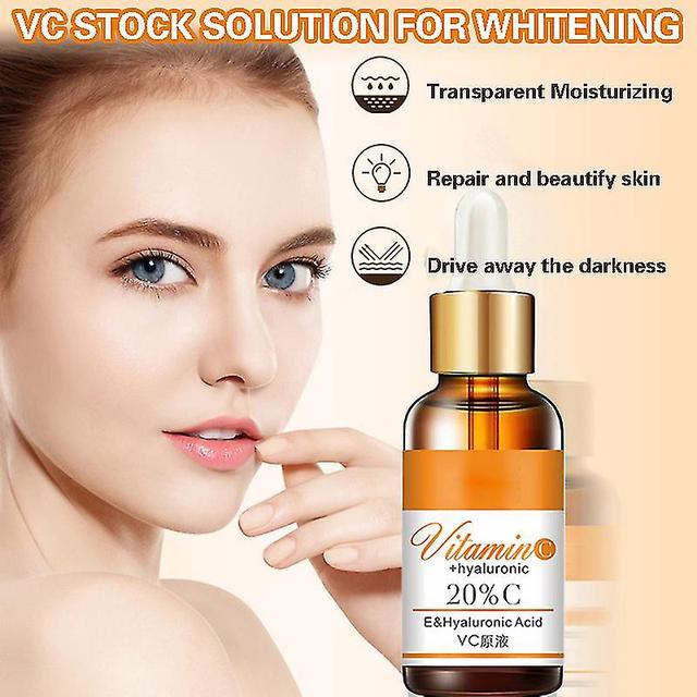 Buy 1 Get 1 Freevitamin C Hyaluronic Acid Stock Solution Moisturizing Anti Aging Wrinkle Facial Essential Liquid For on Productcaster.