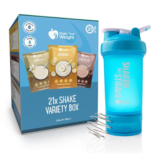 Shake That Weight Meal shake sample pack (box of 21 servings) on Productcaster.