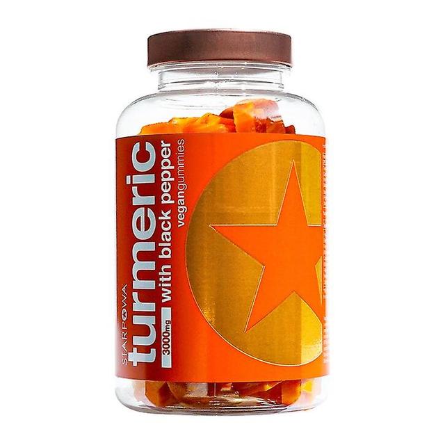 Starpowa gurkmeja 3000mg med svartpeppar 60 Vegan Gummies on Productcaster.