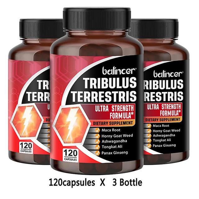 Vorallme Tribulus Terrestris og andre organiske ingredienser ekstrakter forbedre udholdenhed energi booster og forlænge erektion, støtte muskler 12... on Productcaster.