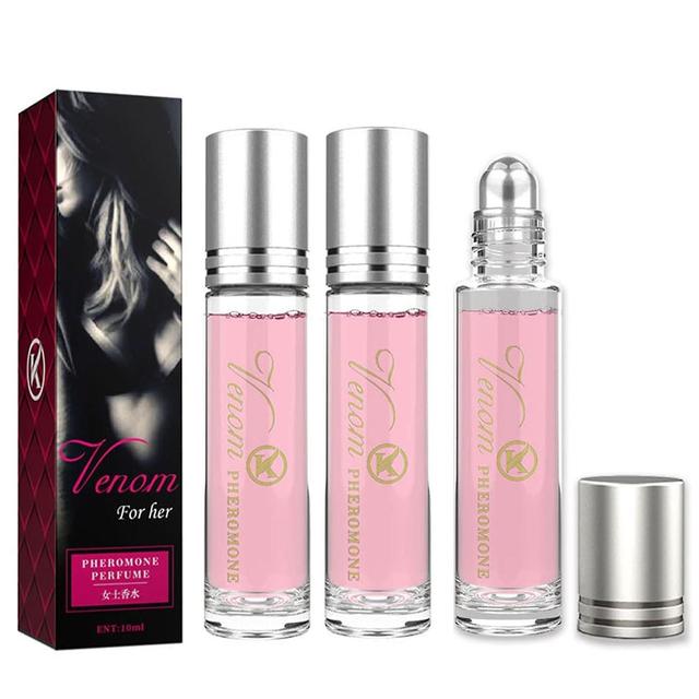 Roll-on Pheromone Perfume 3Pcs Women Perfume Long Lasting Unisex with Infused Essential Oils 10ML on Productcaster.