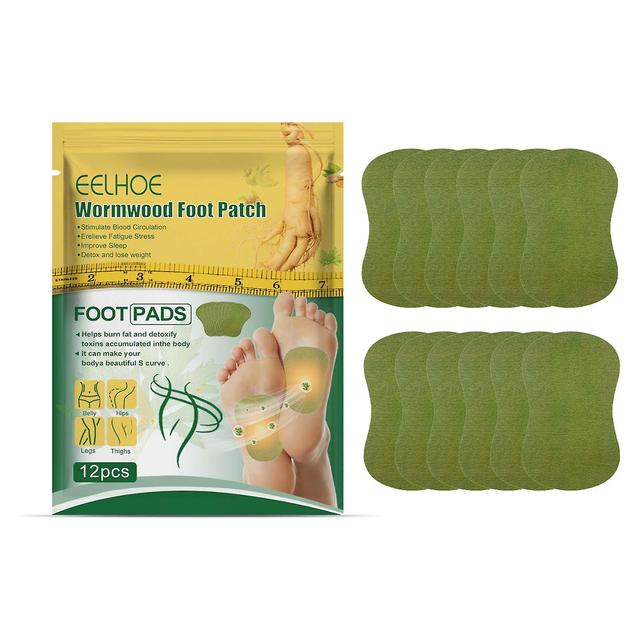 Detox Foot Patches Natural Wormwood Body Cleansing Foot Pads Winter Keep Joint Warm Foot Health Care on Productcaster.