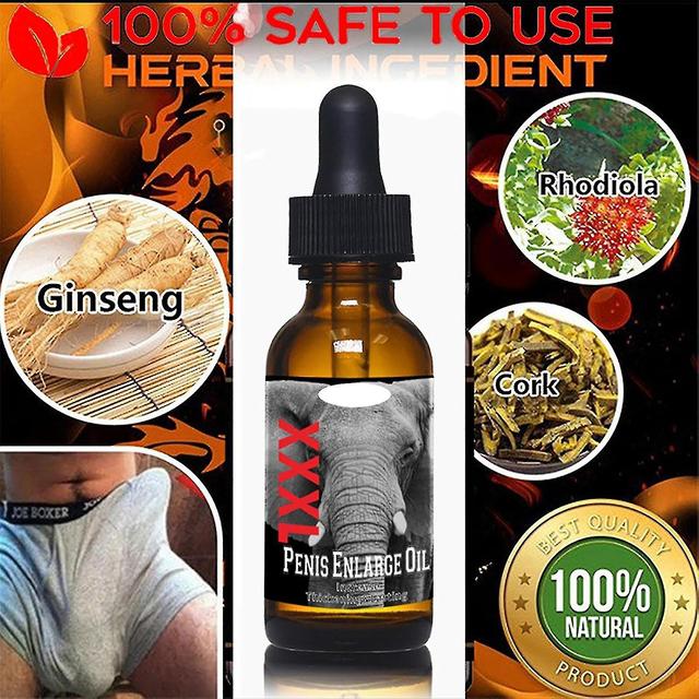 Woosien Extra Strength Men Male Enlarger Oil, Massage Oil Extension Growth Men 10ml Male Enlargement Oil Increase Size 10ml 4pcs-40ml on Productcaster.