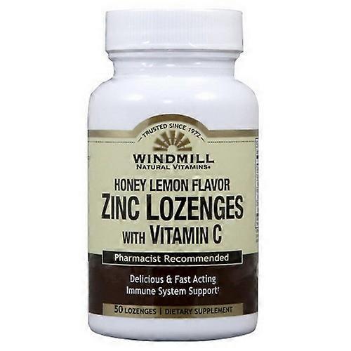 Windmill Zinc Lozenges With Vitamin C, 100 Mg, 50 Lozenges (Pack of 1) on Productcaster.