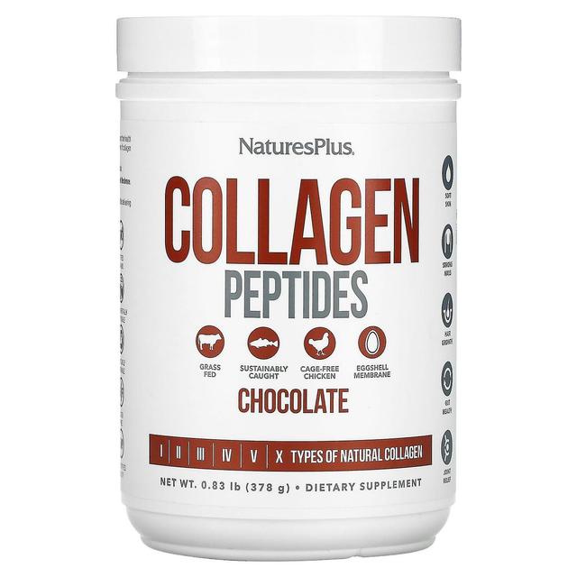 Nature's Plus NaturesPlus, Kollagenpeptider, Chokolade, 0,83 lb (378 g) on Productcaster.