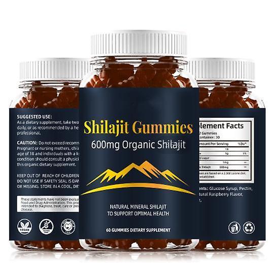 HOH Shilajit gummies, 600mg čistý organický shilajit, himalájsky doplnok shilajit, žuvacie shilajit so stopovým minerálnym komplexom, pre energiu, ... on Productcaster.