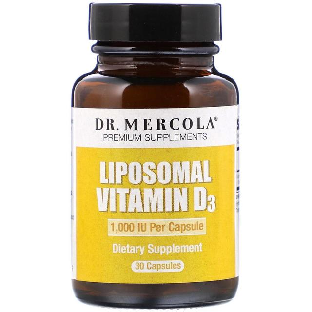 Dr. Mercola, Liposomal Vitamin D3, 1,000 IU, 30 Capsules on Productcaster.