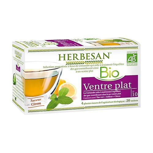 Herbesan Organic Flat Belly Infusion 20 infuusiopussia 1,5 g on Productcaster.